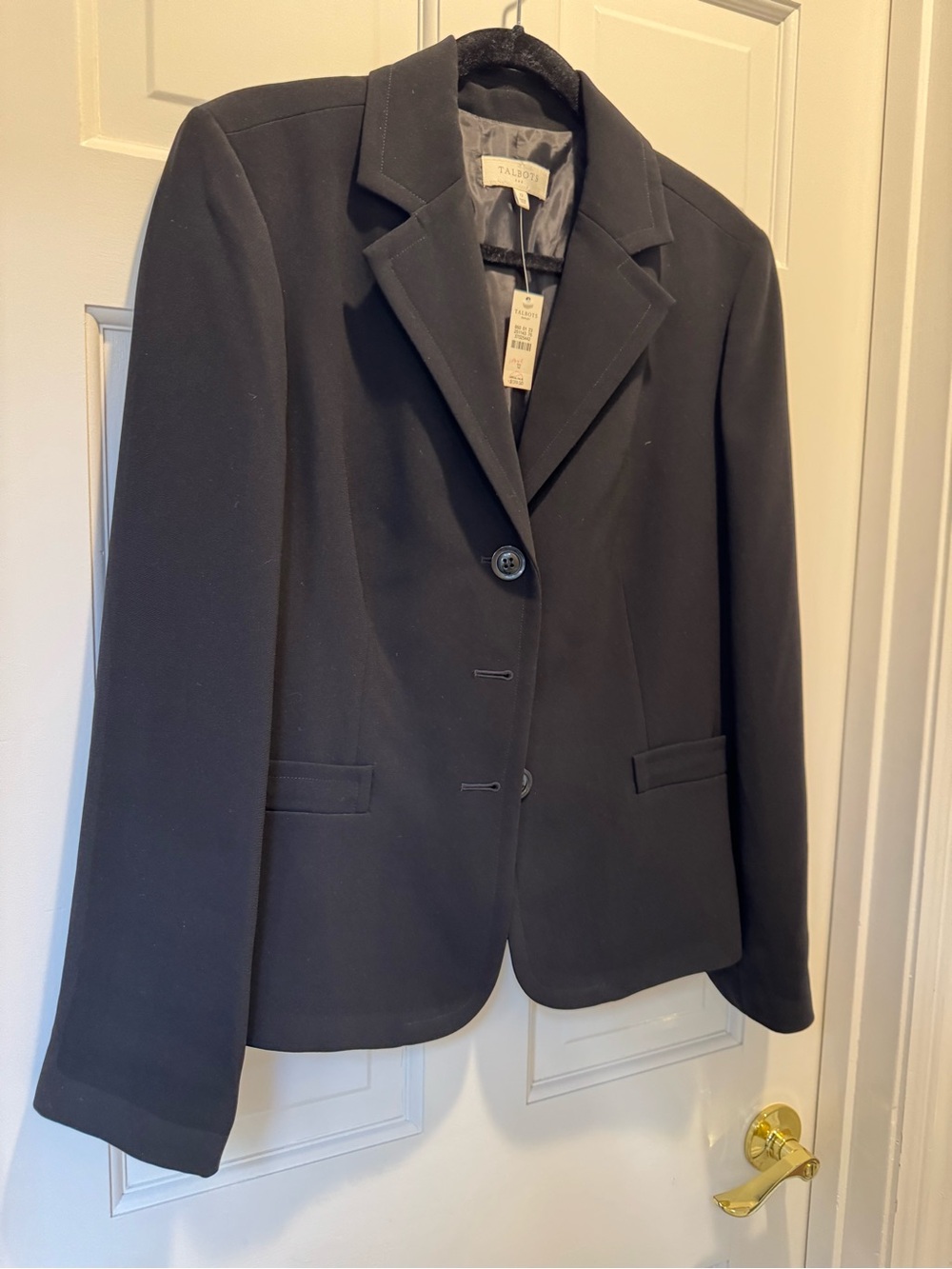 Talbots Black Women's Two-Button Blazer